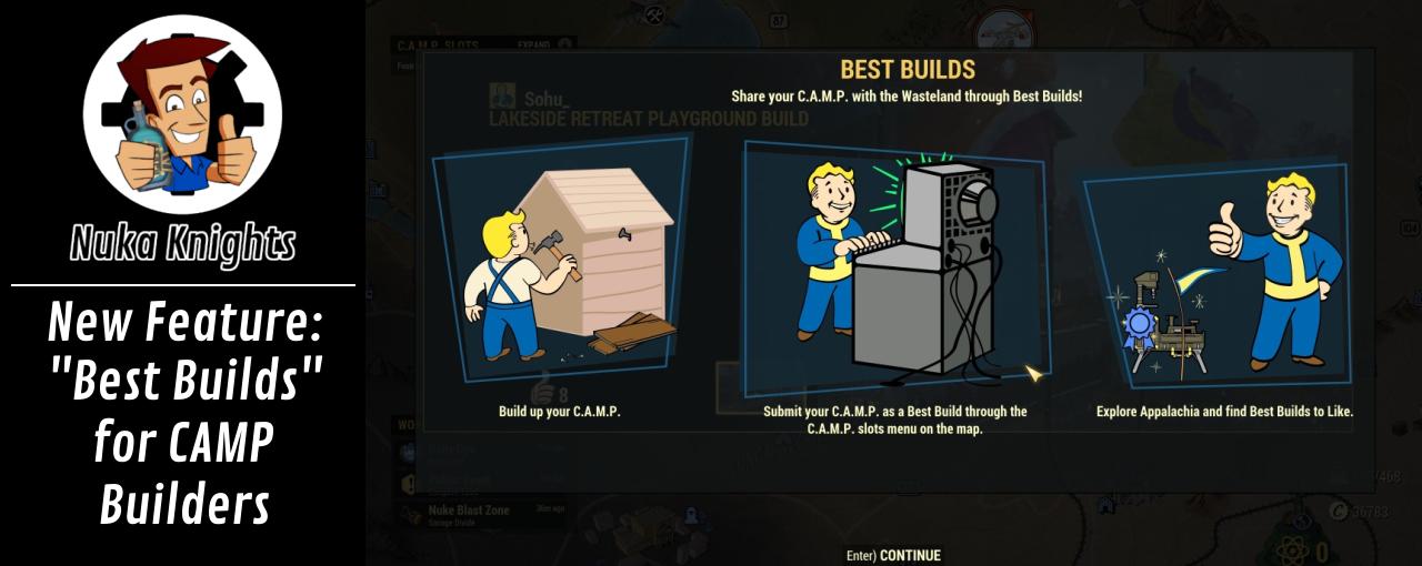 New Feature: `Best Builds` for CAMP Builders